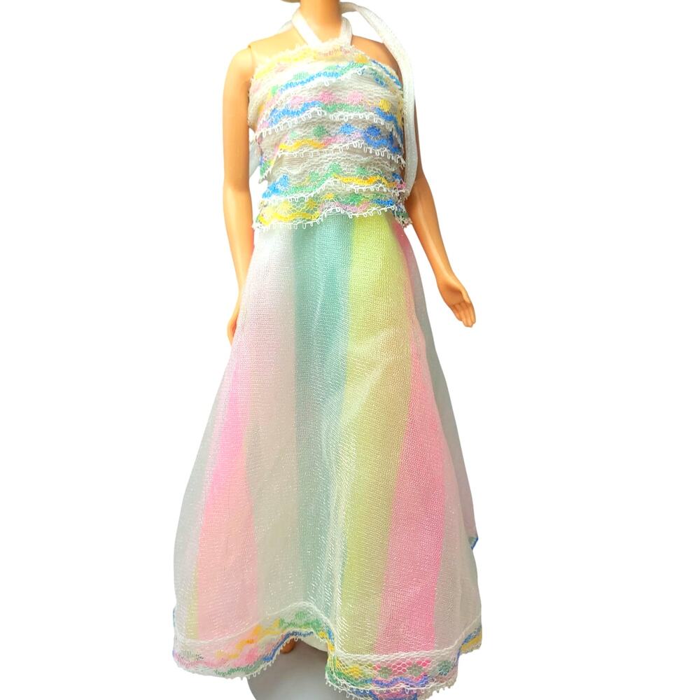 1980 Vintage Happy Birthday Barbie DRESS 1st Edition #1922 (No Doll)